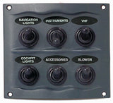 BEP 900-6WP 6 Way Switch Panel