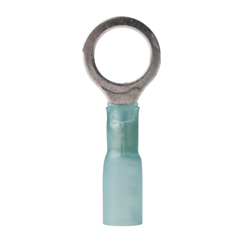 Ancor 16-14 3/8 Ring Terminal Heat Shrink Blue 100 Pack