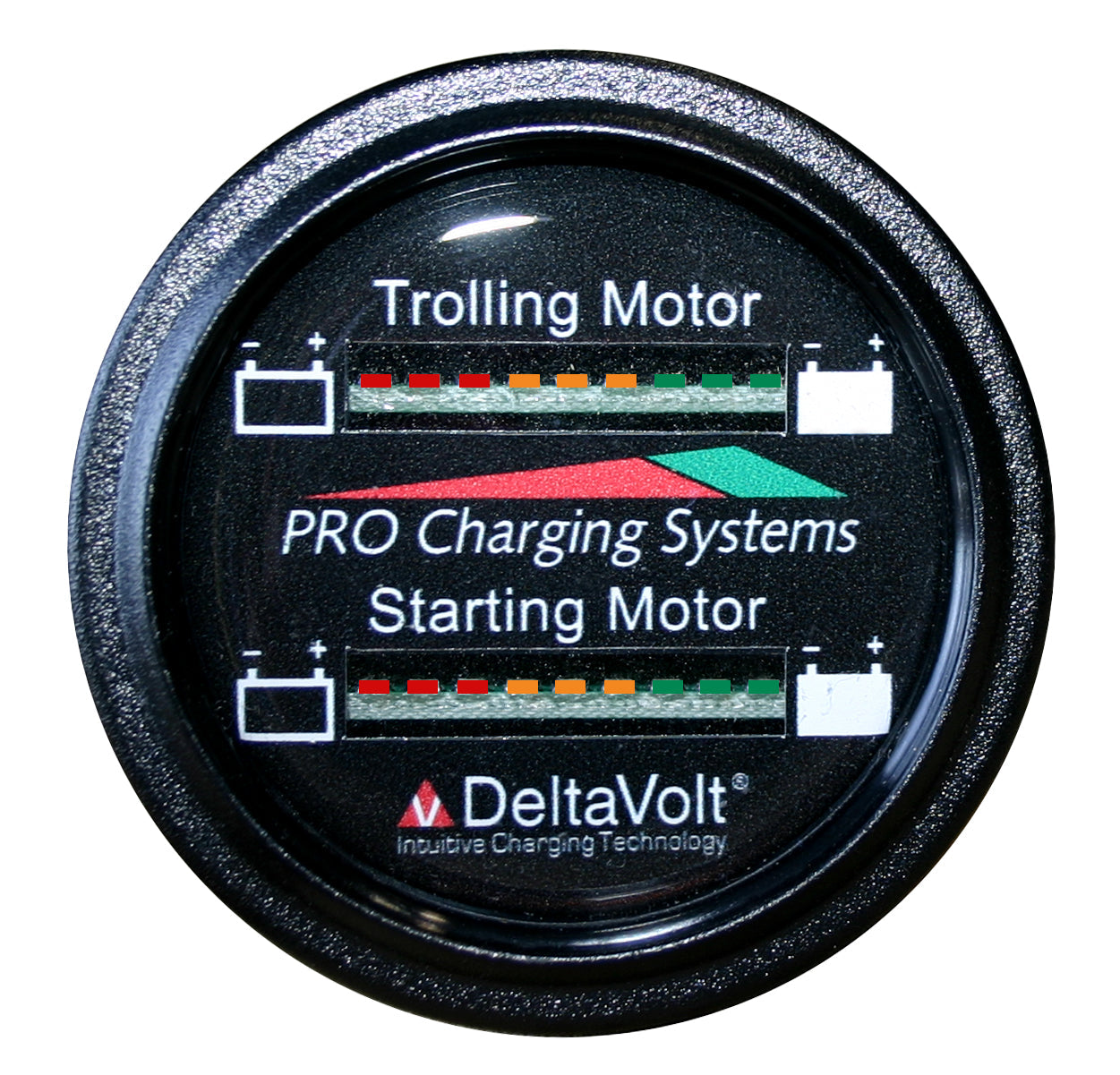 Dual Pro Battery Fuel Gauge For 1 - 36v, 1 -12v Systems