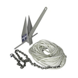 Lewmar 10LB LFX Anchoring Kit with 15' 5/16" G4 Chain 200' 5/8" 8-Plait Line