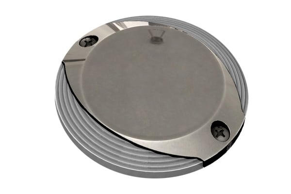 Lumitec Scallop Pathway Light Warm White 10-30vDC Stainless Steel Housing