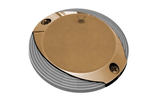 Lumitec Scallop Pathway Light Warm White 10-30vDC Bronze Housing