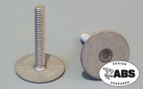 Weld Mount 1.00" Tall 1/4 x 20 ST125-1420-16SS SS Stud 1.25" Base 10 Pack
